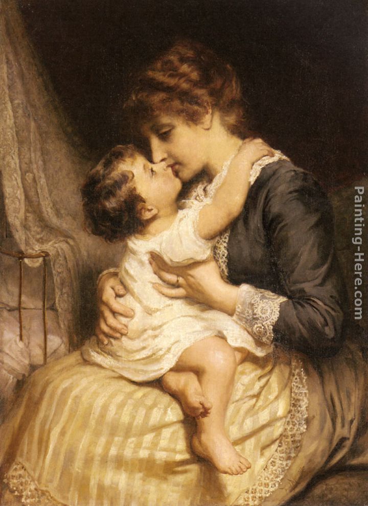 Motherly Love painting - Frederick Morgan Motherly Love art painting